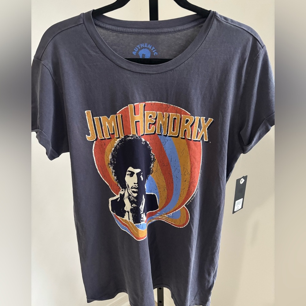 Lucky Brand Charcoal Jimi Hendrix Band T
